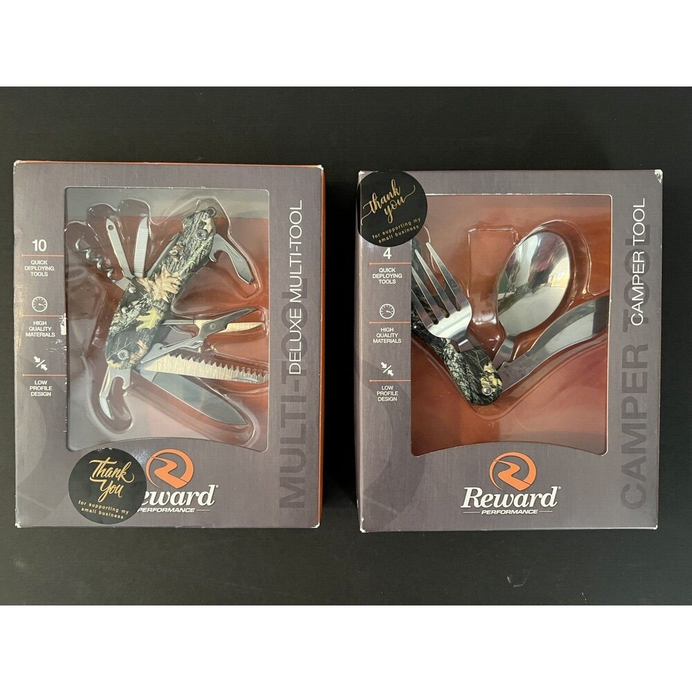 Camper Tools Multi Tools & Multi Utensils Reward Performance Hunting Camo NEW